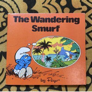 61-(VB) Vintage. The Wandering Smurf Book.Bundle. Random House.  First Edition.